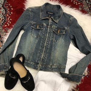 Abercrombie & Fitch Denim Jacket Zip
